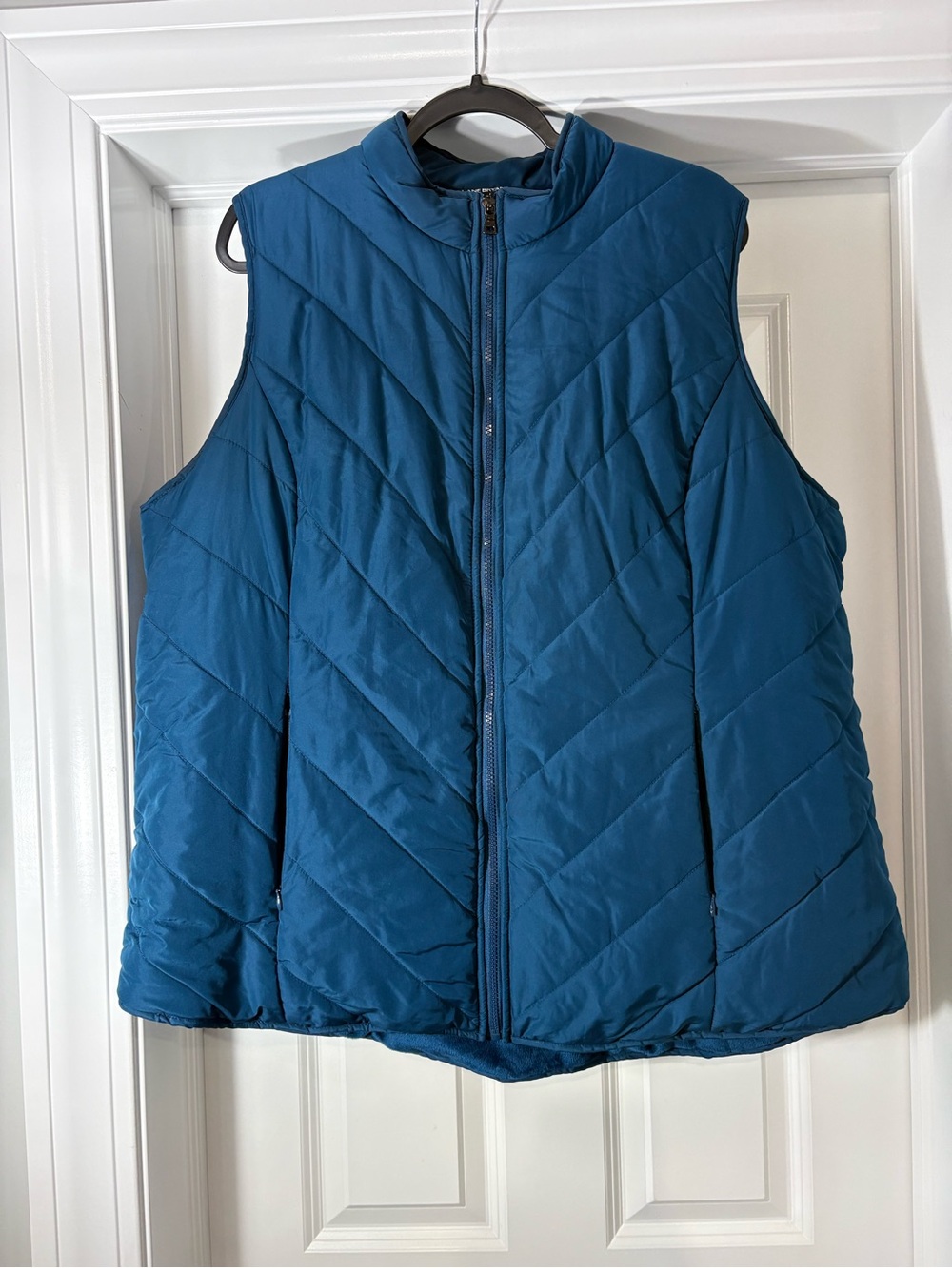 Lane Bryant Teal Quilted Puffer Vest